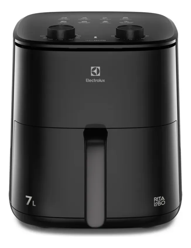 Air Fryer Electrolux Rita Lobo 7l Preta Efficient 1700w 110v